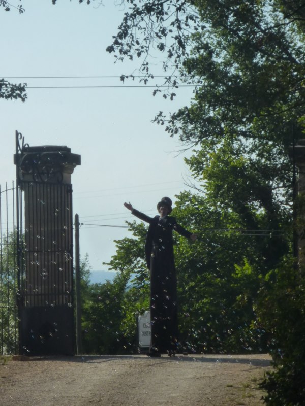 Animations pour l'accueil au Château Pont Royal